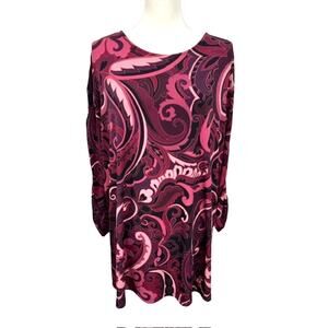 "Susan Graver" Whimsical Fairy Top,Gypsy,Dark Romance,Y2K, Slit On SIdes